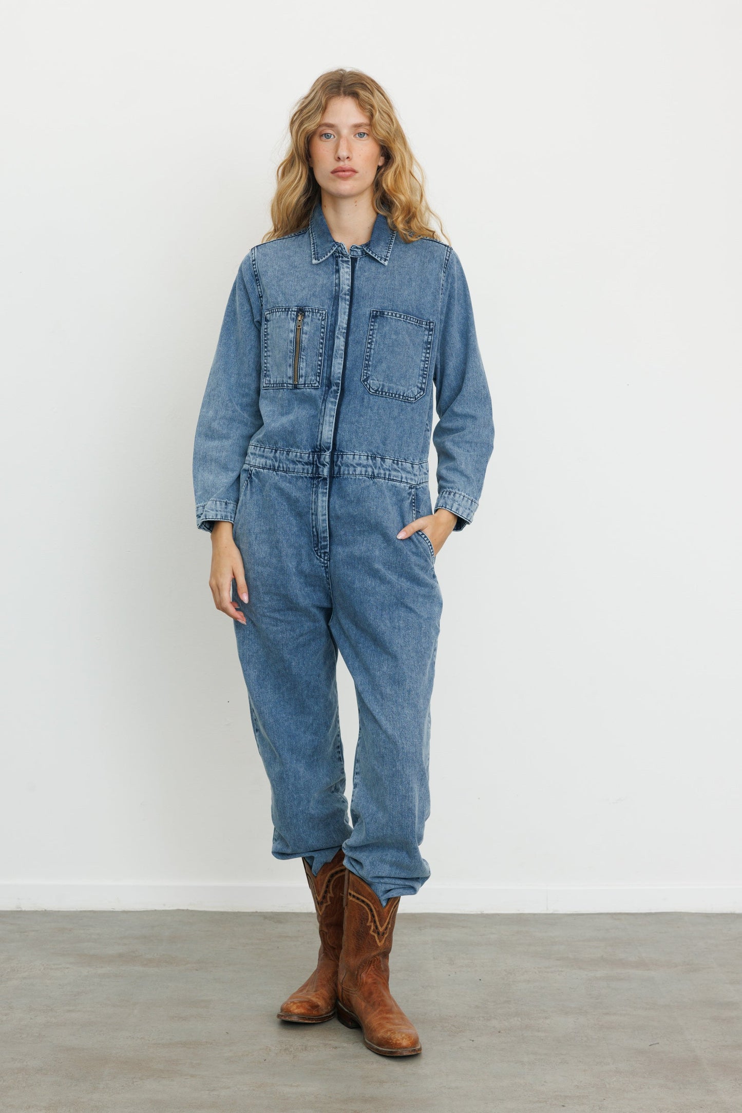 Neta Denim Jumpsuit