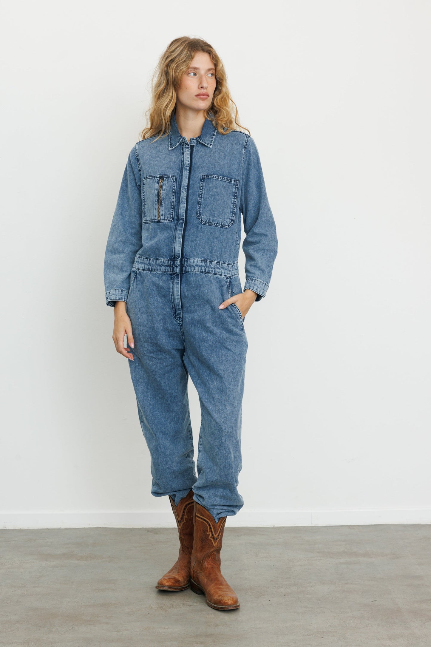 Neta Denim Jumpsuit