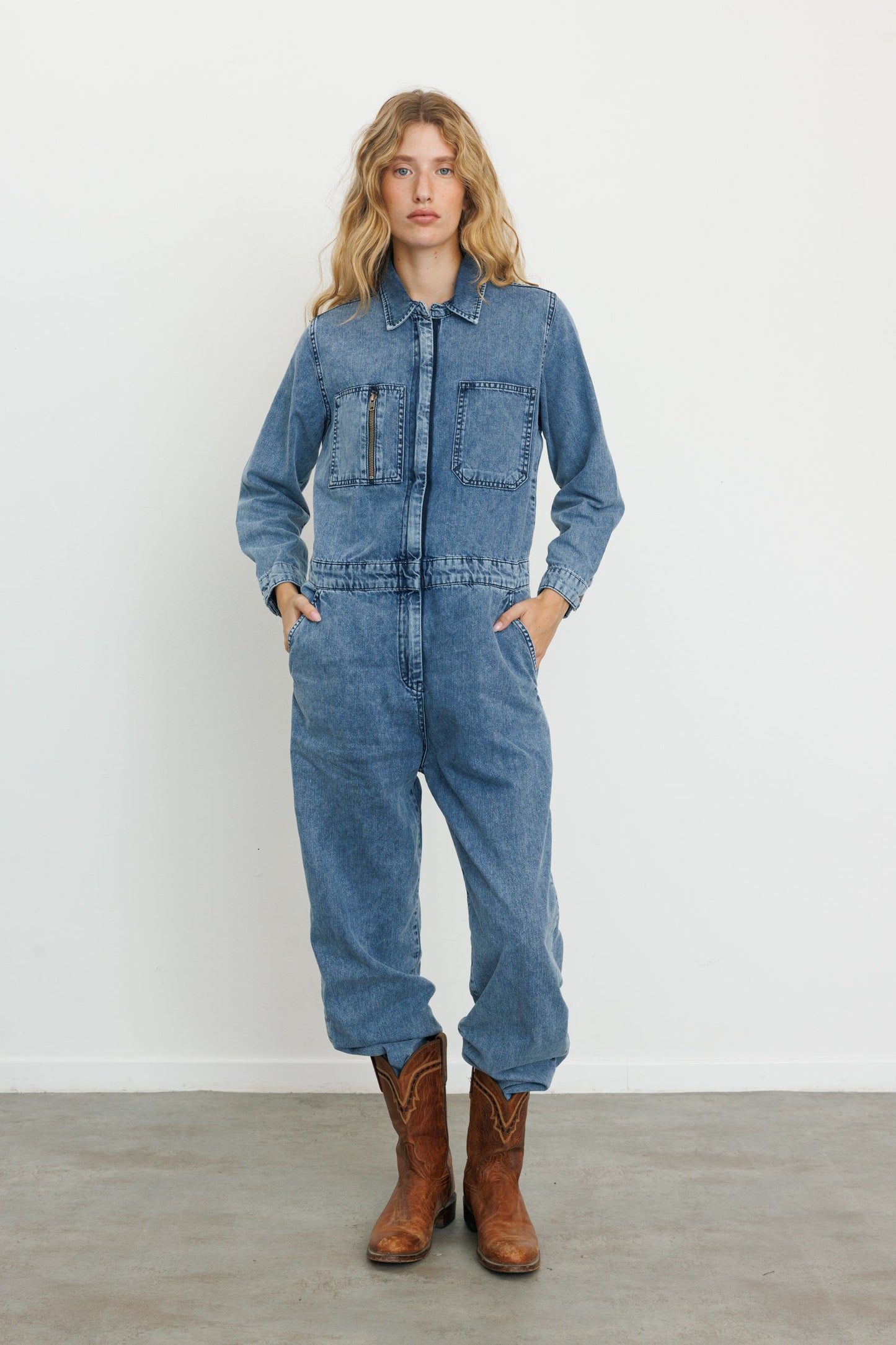 Neta Denim Jumpsuit