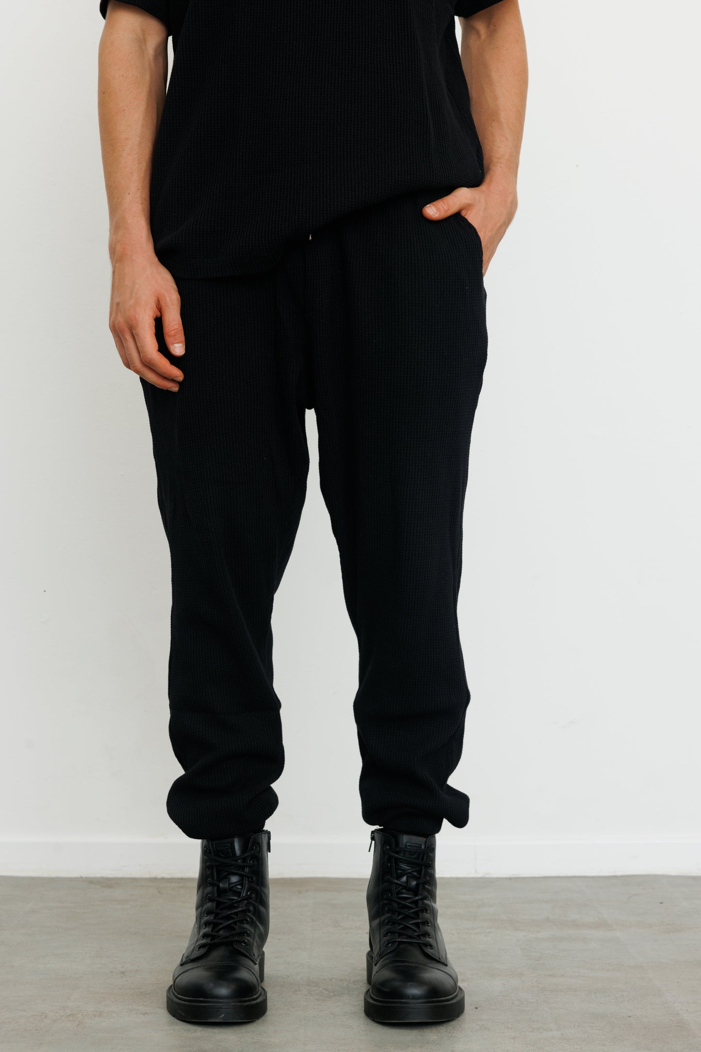 Leon Relaxed Waffle Pants