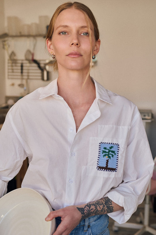 Hanoch Shirt Palm Patch