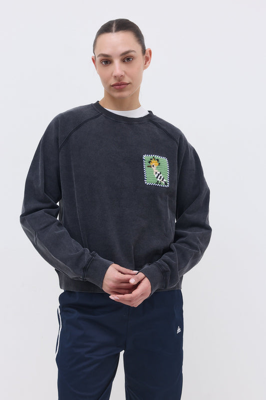 Ester Sweatshirt Bird Patch