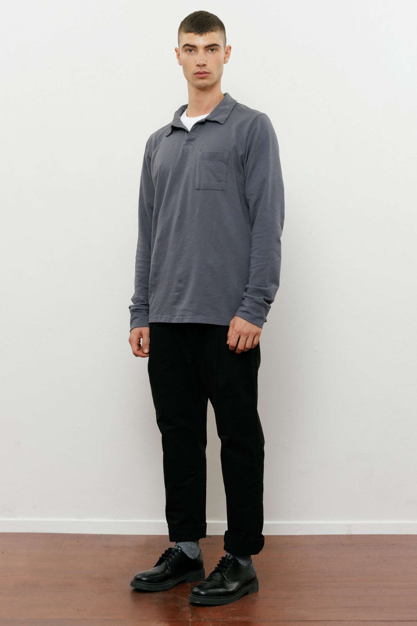 Eli long sleeve T-shirt Gray